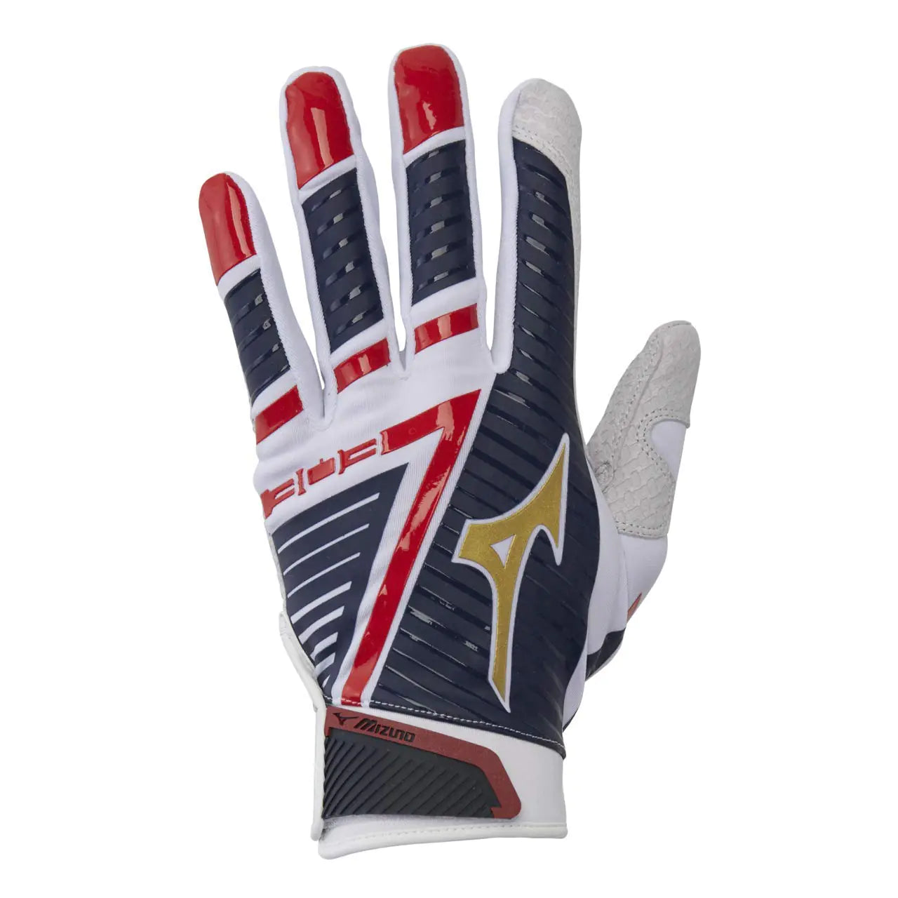 Mizuno B-303 Youth Baseball Batting Glove Stars & Stripes Medium