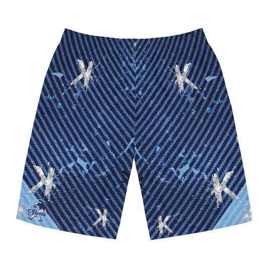 Pitcher Board Shorts — 'Rock the K' Baseball Strikeout Shorts