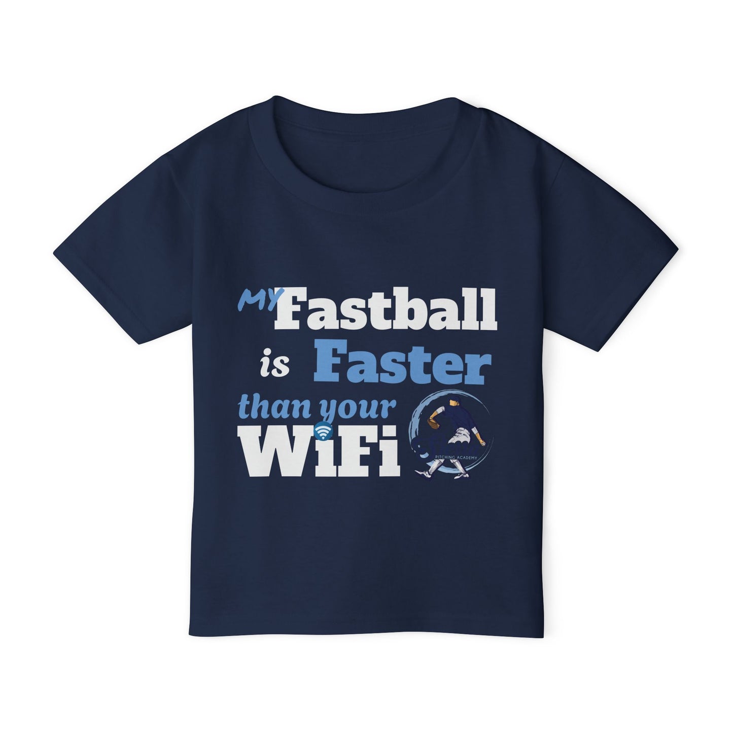 Kids' Baseball Tee - My Fastball is Faster than Your WiFi